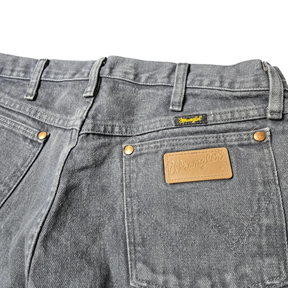 Wrangler Black Washed Out Mens Jean 32x 30 - Picture 4 of 5